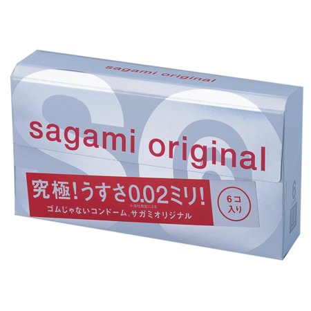 Cамые тонкие презервативы в мире — японские презервативы "Sagami Original" 6шт.