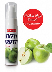 Съедобный лубрикант Ora Love Tutti-Frutti яблоко, 30 гр