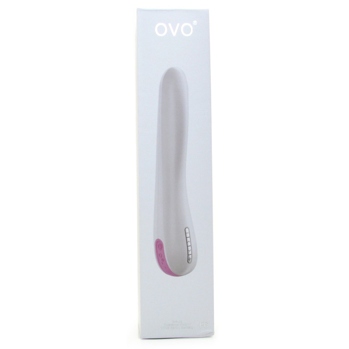 Вибратор "OVO" белый