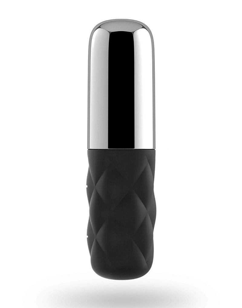Мини-вибратор Satisfyer Mini Sparkling Darling черно-серебристый