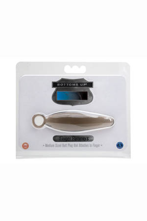 Анальная пробка Finger Rimmers с кольцом, средняя