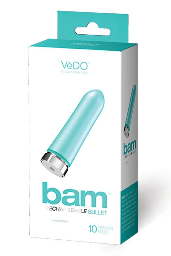 Вибромассажер VeDO Bam Tease Me бирюзовый