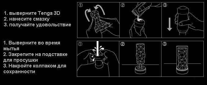 Мастурбатор Tenga 3D Zen