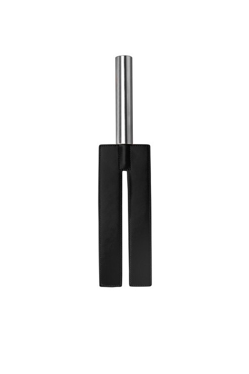 Шлёпалка Leather Slit Paddle черная