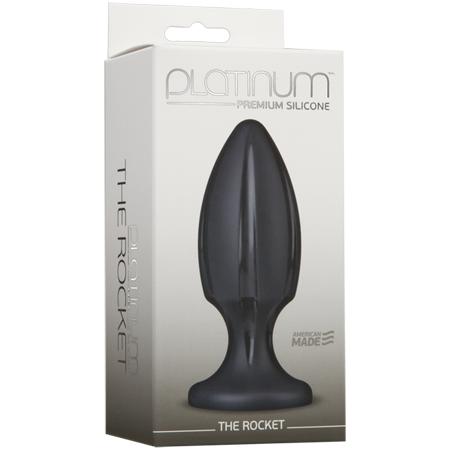 Анальная пробка Platinum Premium Silicone черная