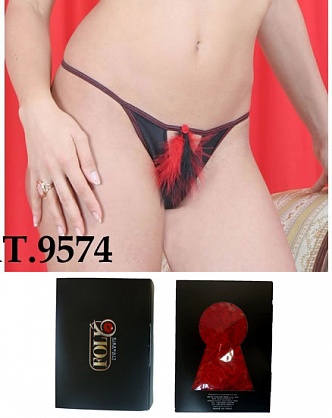 slip NERO/ROSSO Eros Veneziani