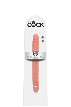 Фаллоимитатор 12" SLIM DOUBLE DILDO