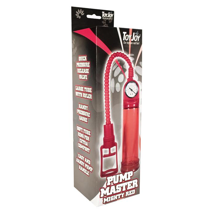 Вакуумная помпа с манометром "Pump Master Red"