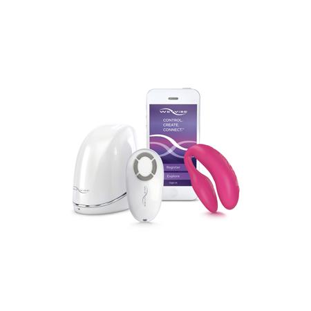 WE-VIBE-4 PLUS Электровибромассажер розовый на радиоуправлении (Ви вайб 4 Плюс)
