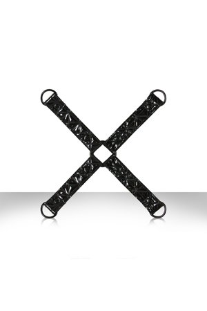 Фиксация крестообразная Sinful Black Hogtie черная
