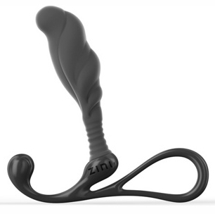 Массажер простаты "ZINI JANUS ANTI-SHOCK" средний черный