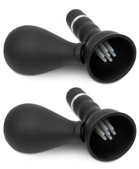 Помпы на соски "Cordless Vibrating Nipple Suckers" с вибрацией
