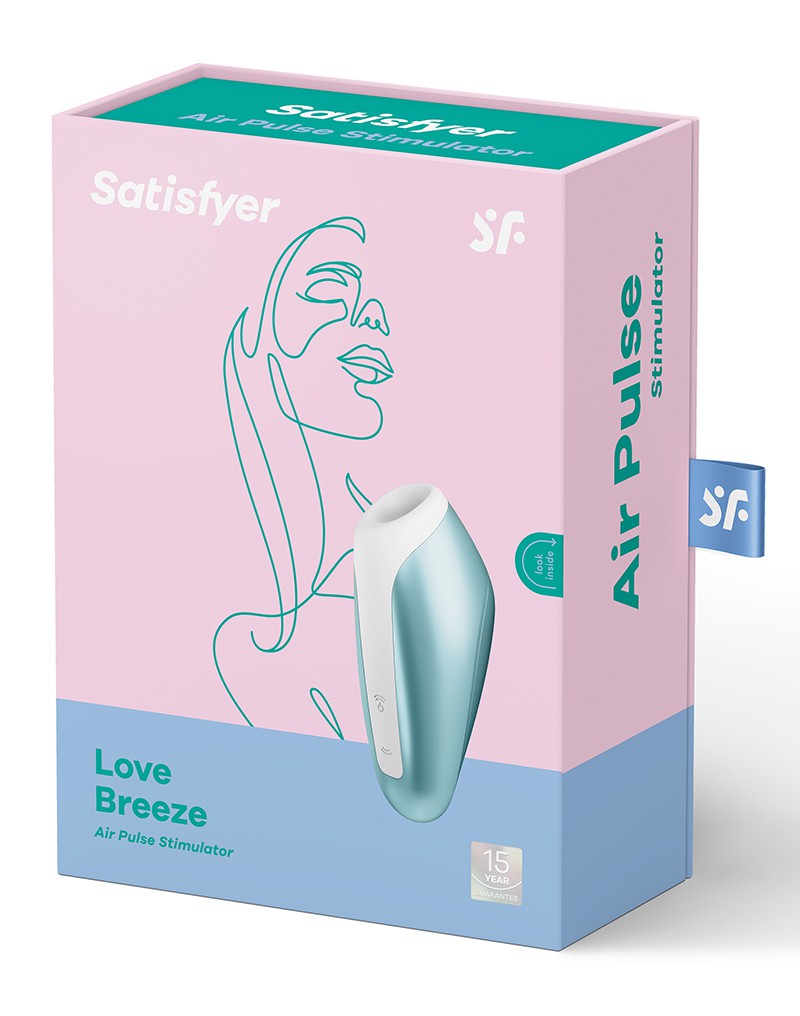 Вакуумно-волновой стимулятор Satisfyer Love Breeze, голубой