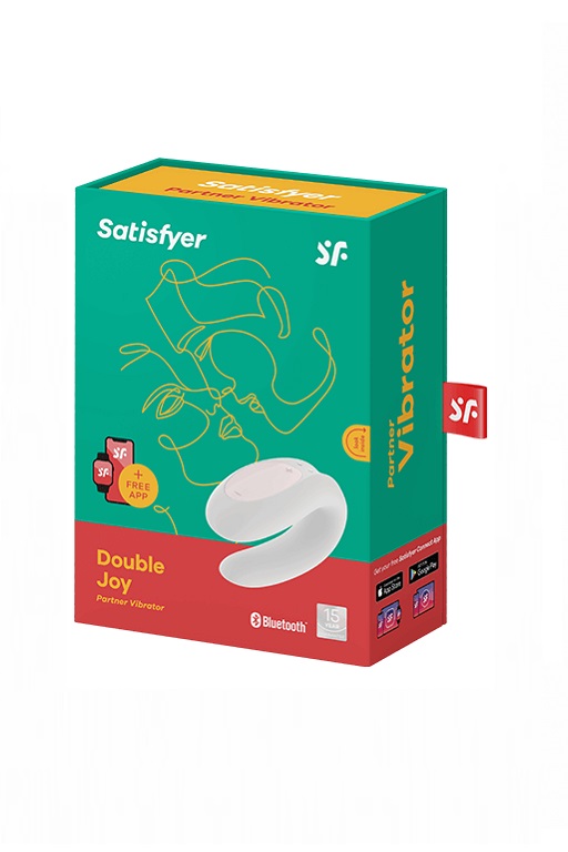Вибратор для пар Satisfyer Double Joy с возможностью управления через приложение