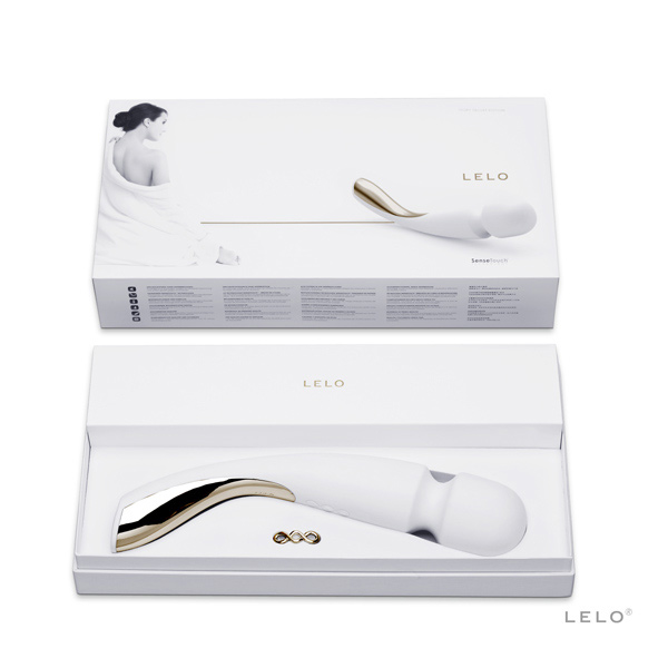 Массажер Lelo Smart Wand medium бежевого цвета