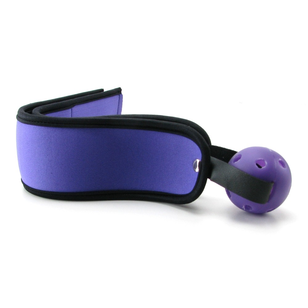 Сиреневый кляп "BREATHABLE BALL GAG"