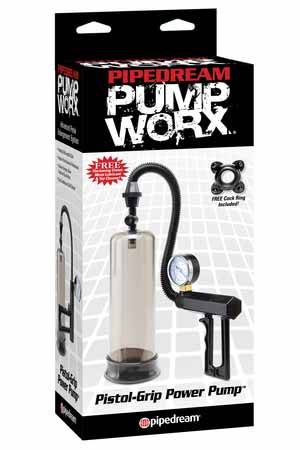 Помпа мужская PISTOL-GRIP POWER черная