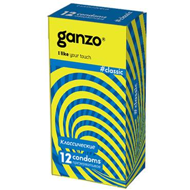 Презервативы Ganzo Classic № 12 Классические с обильной смазкой 12 шт