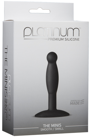 Анальная пробка Platinum Premium Silicone  S черная