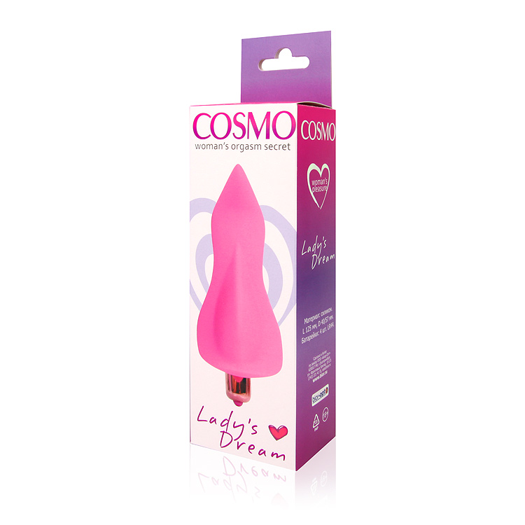 Вибромассажер  Cosmo силикон
