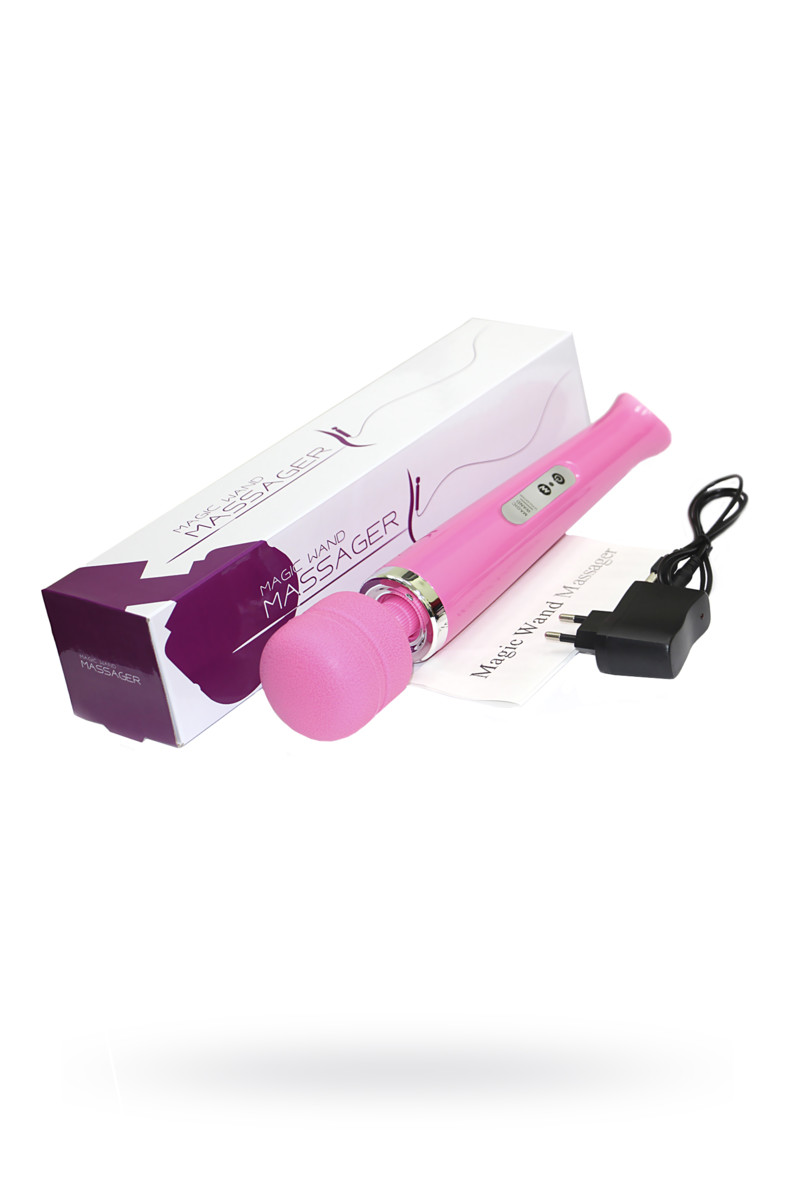 Массажер Magic Wand Hitachi 10 режимов, беспроводной розовый