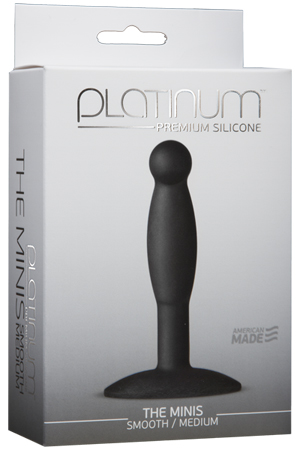 Анальная пробка Platinum Premium Silicone  M черная
