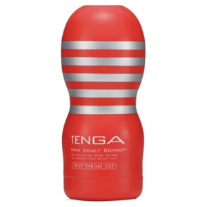 Мастурбатор "TENGA deep throat cup red" поза орального секса