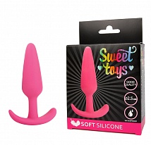 Втулка анальная L 95 мм D 25 мм, цвет розовый Sweet toys