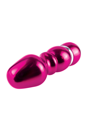 Вибромассажер PURE ALUMINIUM - PINK SMALL рельефный розовый