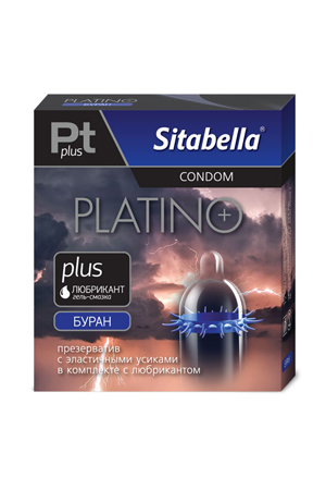Презервативы Sitabella Platino plus Буран 1 шт