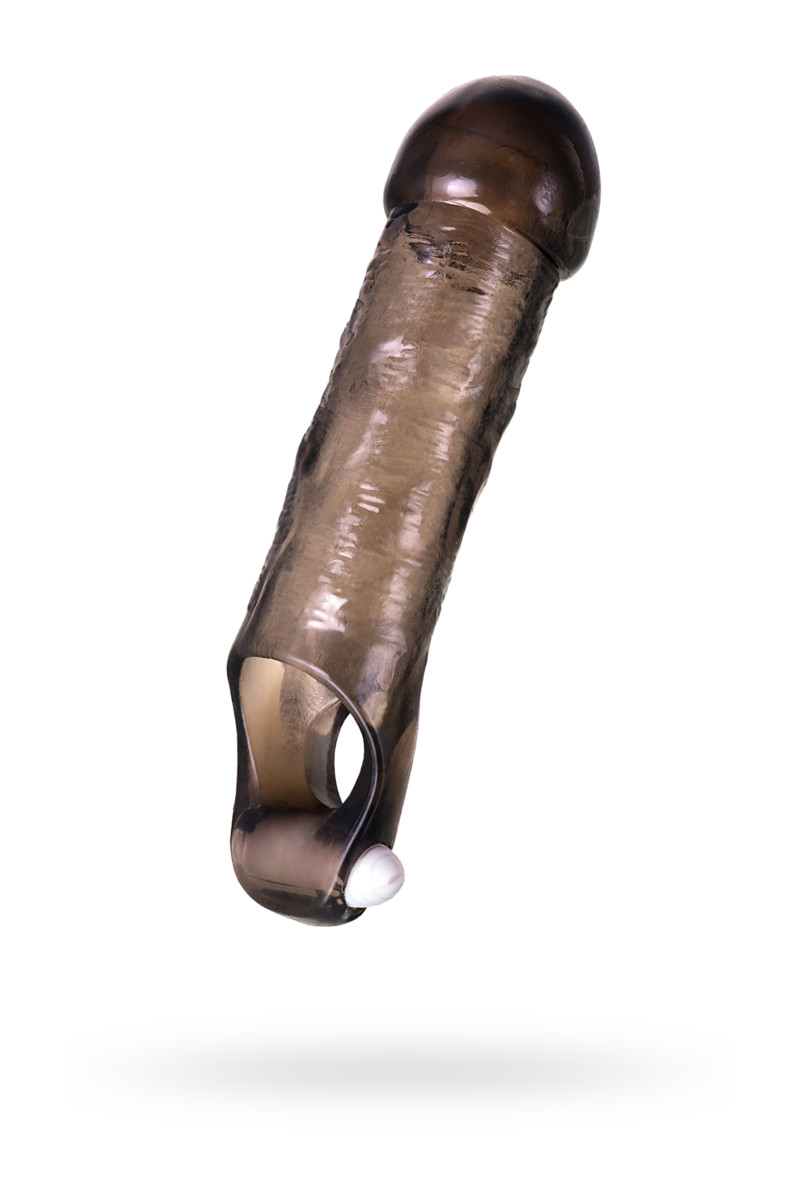 Насадка Toyfa XLover, черная прозрачная 15,5
