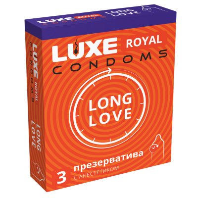 Презервативы Luxe ROYAL продлевающие 3 шт