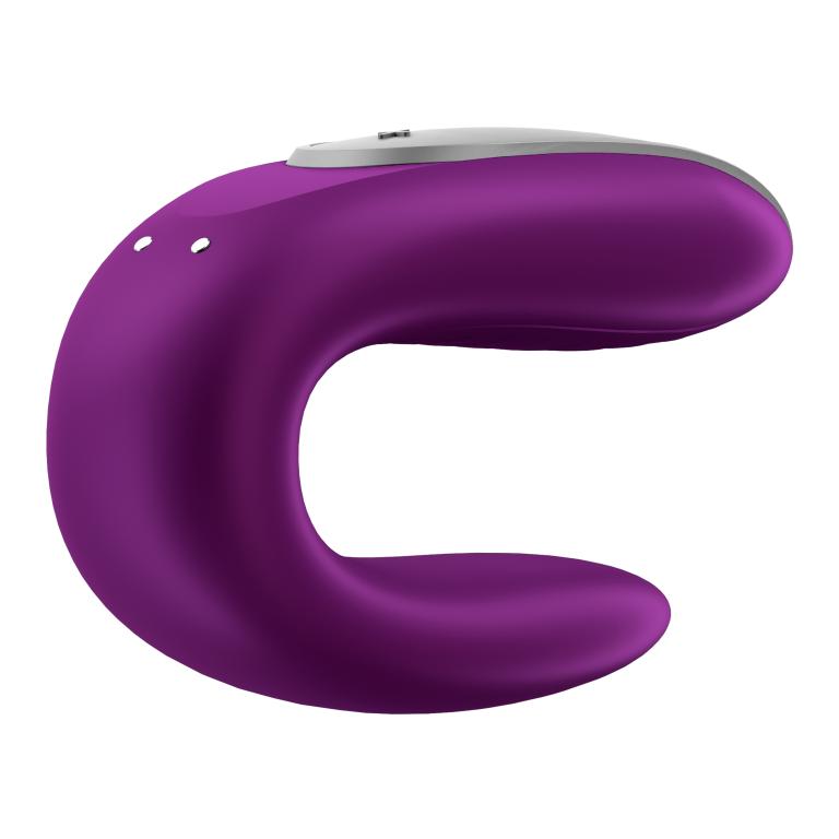 Вибратор для пар Satisfyer Double Fun с возможностью управления через пульт и приложение