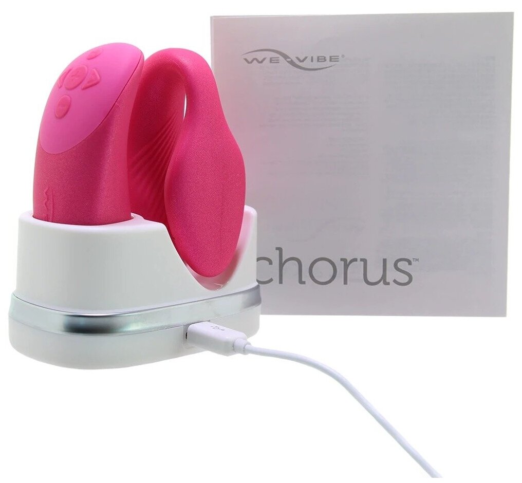 Сенсорный вибромассажер для пар We-Vibe Chorus розовый