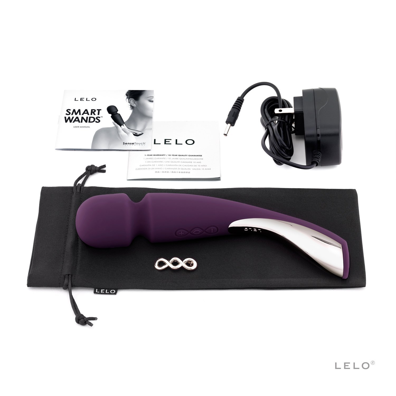 Массажер Lelo Smart Wand medium лилового цвета