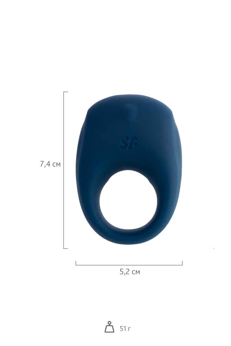 Эрекционное кольцо с вибрацией SATISFYER STRONG USB