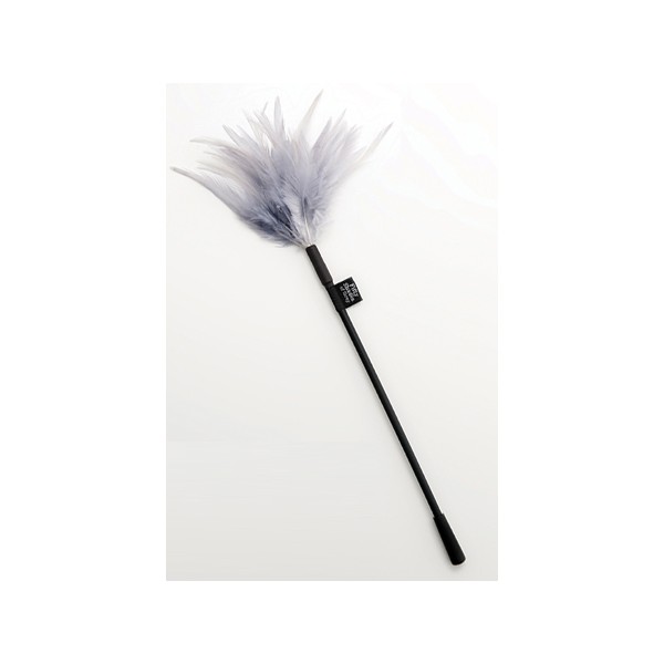 Стек с перьями на конце Feather Tickler серебристый