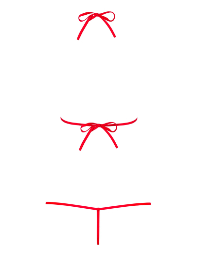 Боди красный SM