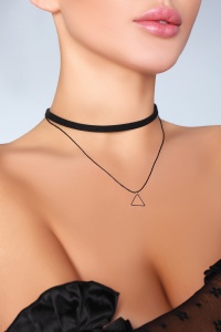 Украшение на шею черный Choker  28345
