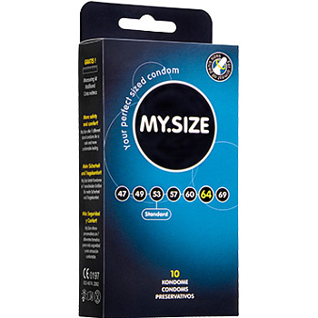 Презервативы  "MY.SIZE" №10 размер 64 (ширина 64mm)