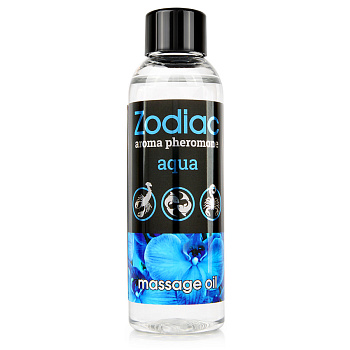 Массажное масло с феромонами ZODIAC AQUA 75 мл