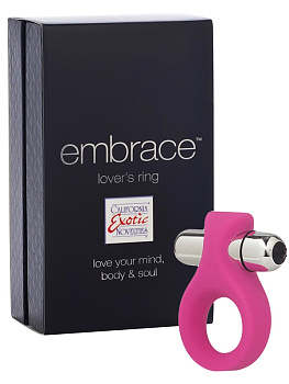 Вибро-кольцо Embrace Lover’s Ring – розовое