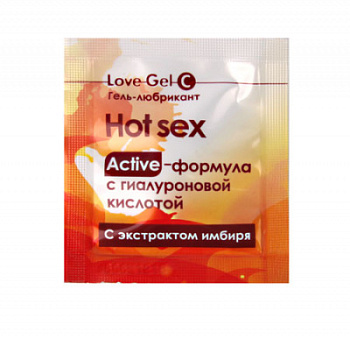 Гель возбуждающий HOT SEX на водной основе 4 г