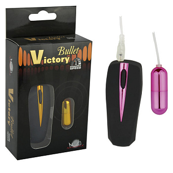 Вибропуля с пультом «Victory Bullet» розовое
