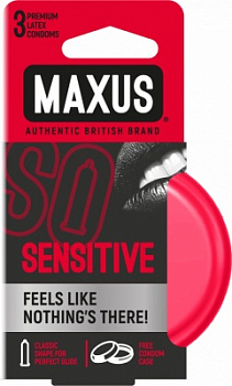 Презервативы ультратонкие Maxus 3 шт