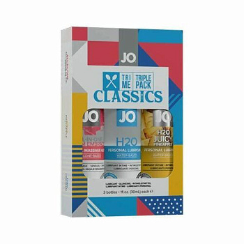 Набор лубрикантов JO Tri-Me Triple Pack Classics - 3 шт