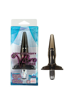 Анальная пробка High Intensity Vibro Tease с вибрацией черная