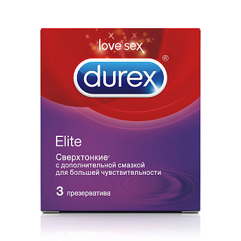 Презерватив "Durex"№3 сверхтонкие 3шт