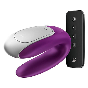 Вибратор для пар Satisfyer Double Fun с возможностью управления через пульт и приложение
