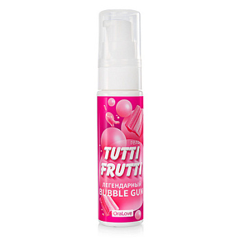 Съедобный гель Ora Love Tutti-Frutti BUBBLE GUM, 30 г